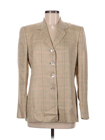 Pre-owned Liz Claiborne Collection Blazer Jacket In Brown