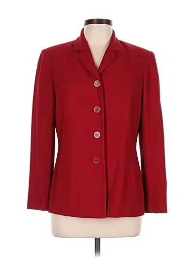 Pre-owned Liz Claiborne Collection Blazer Jacket In Red