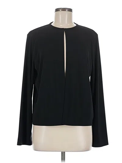 Pre-owned Liz Claiborne Collection Cardigan Sweater In Black