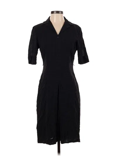 Pre-owned Liz Claiborne Collection Casual Dress In Black