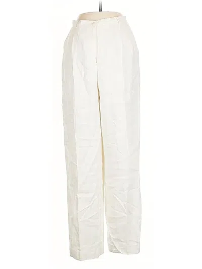Pre-owned Liz Claiborne Collection Casual Pants In White