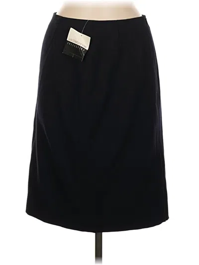 Pre-owned Liz Claiborne Collection Casual Skirt In Black