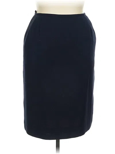 Pre-owned Liz Claiborne Collection Casual Skirt In Black
