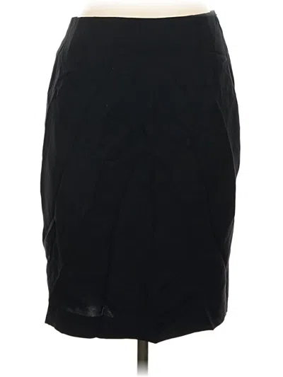 Pre-owned Liz Claiborne Collection Casual Skirt In Black