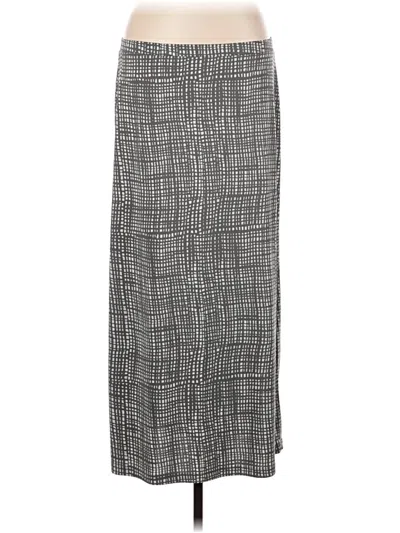 Pre-owned Liz Claiborne Collection Casual Skirt In Gray