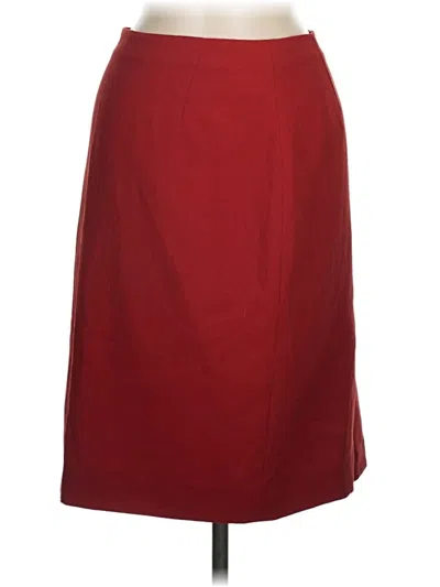 Pre-owned Liz Claiborne Collection Casual Skirt In Red