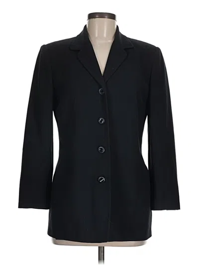 Pre-owned Liz Claiborne Collection Coat In Black