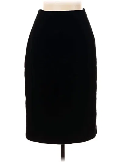 Pre-owned Liz Claiborne Collection Formal Skirt In Black