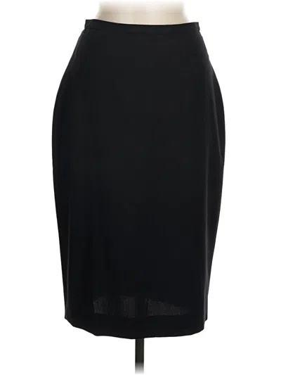 Pre-owned Liz Claiborne Collection Formal Skirt In Black