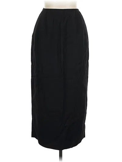 Pre-owned Liz Claiborne Collection Formal Skirt In Black