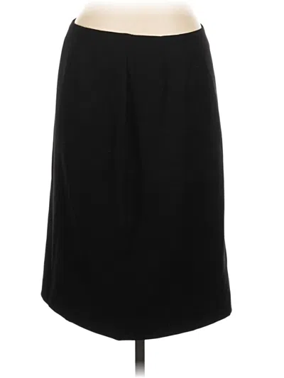 Pre-owned Liz Claiborne Collection Formal Skirt In Black
