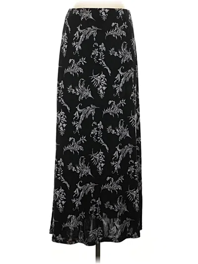 Pre-owned Liz Claiborne Collection Formal Skirt In Black