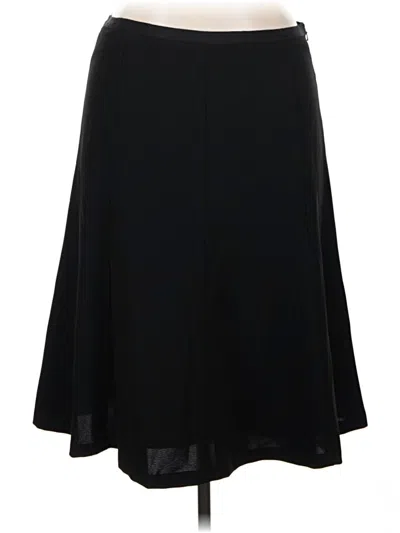 Pre-owned Liz Claiborne Collection Formal Skirt In Black