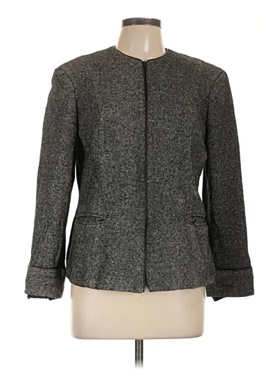Pre-owned Liz Claiborne Collection Jacket In Gray