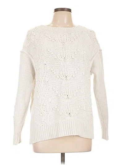 Pre-owned Liz Claiborne Collection Pullover Sweater In Ivory