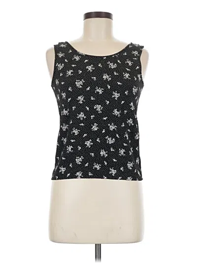 Pre-owned Liz Claiborne Collection Tank Top Black Strapless Neckline Tops