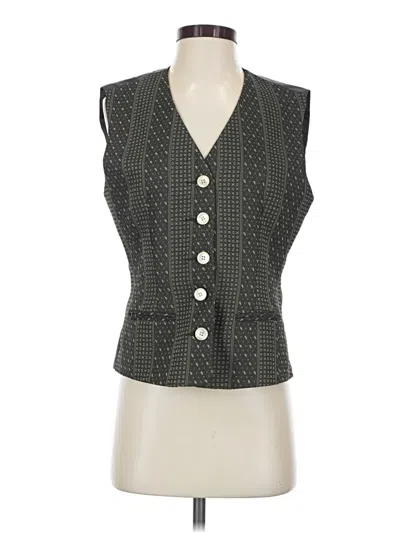 Pre-owned Liz Claiborne Collection Vest In Gray