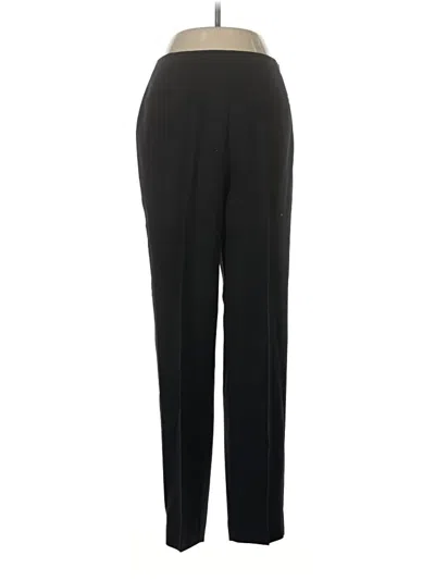 Pre-owned Liz Claiborne Collection Wool Pants In Black
