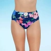 Liz Claiborne Comfort Waistband Plus Brief Bikini Swimsuit Bottom In Animal Print