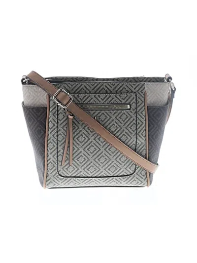 Pre-owned Liz Claiborne Crossbody Bag In Gray