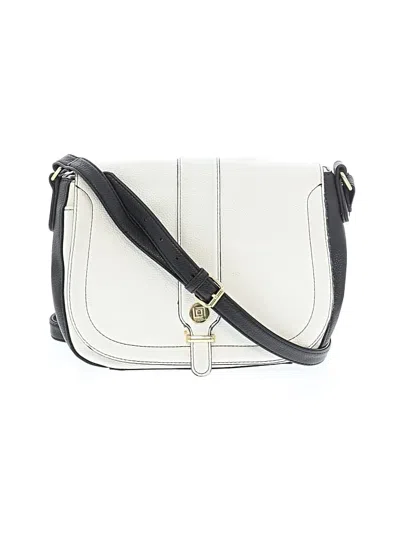 Pre-owned Liz Claiborne Crossbody Bag In White