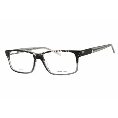 Liz Claiborne Demo Rectangular Men's Eyeglasses Cb302 0rj3 58 In Black