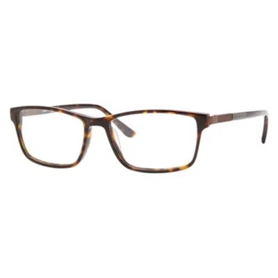 Liz Claiborne Demo Rectangular Men's Eyeglasses Cb319 0086 56 In Multi