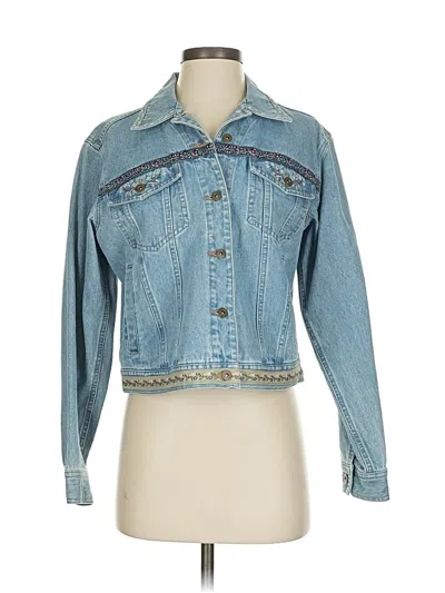 Pre-owned Liz Claiborne Denim Jacket In Blue