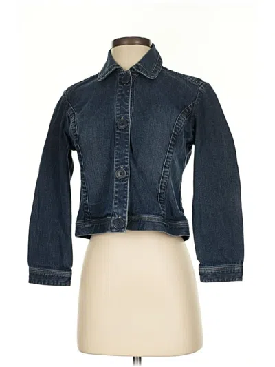 Pre-owned Liz Claiborne Denim Jacket In Blue