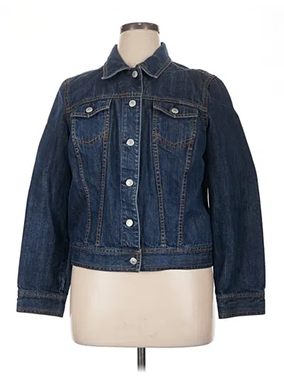 Pre-owned Liz Claiborne Denim Jacket In Blue