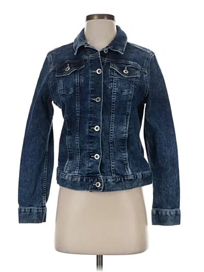Pre-owned Liz Claiborne Denim Jacket In Blue