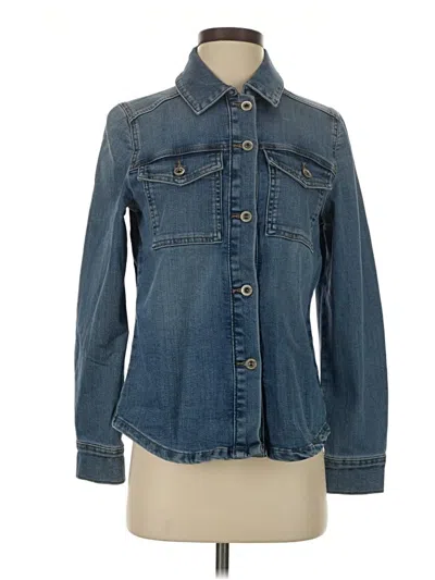 Pre-owned Liz Claiborne Denim Jacket In Blue
