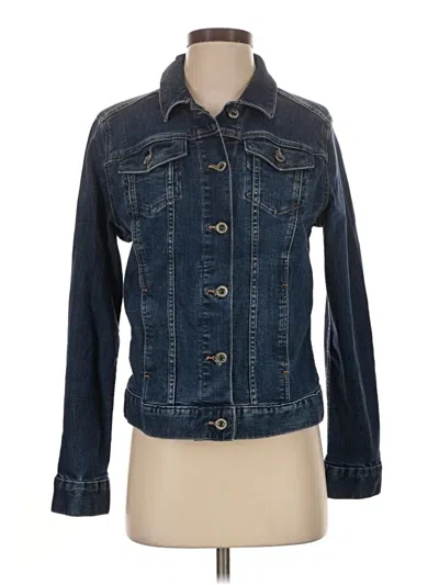 Pre-owned Liz Claiborne Denim Jacket In Blue