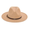 Liz Claiborne Double Buckle Womens Panama Hat In Brown