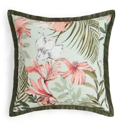 Liz Claiborne Ellis Reversible Euro Sham In Green