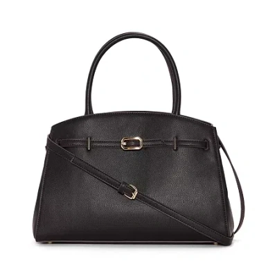 Liz Claiborne Estelle Satchel In Black