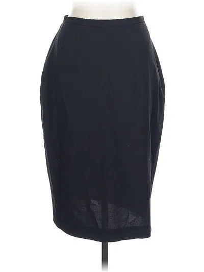 Pre-owned Liz Claiborne Formal Skirt In Black