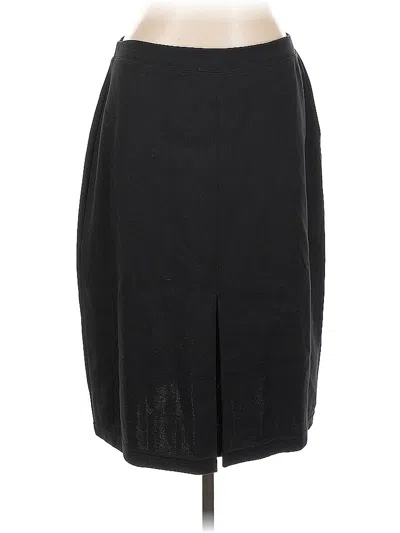 Pre-owned Liz Claiborne Formal Skirt In Black