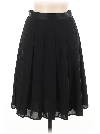 Pre-owned Liz Claiborne Formal Skirt In Black