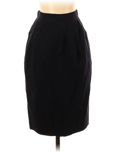 Pre-owned Liz Claiborne Formal Skirt In Black