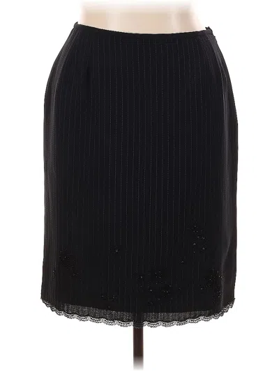 Pre-owned Liz Claiborne Formal Skirt In Black