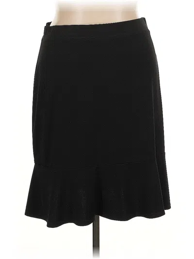 Pre-owned Liz Claiborne Formal Skirt In Black
