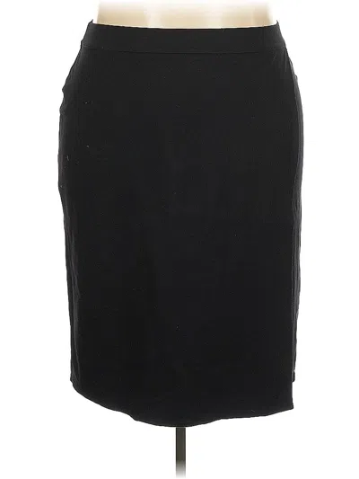 Pre-owned Liz Claiborne Formal Skirt In Black