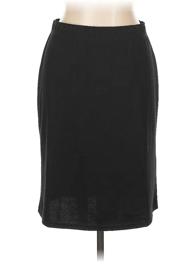 Pre-owned Liz Claiborne Formal Skirt In Black