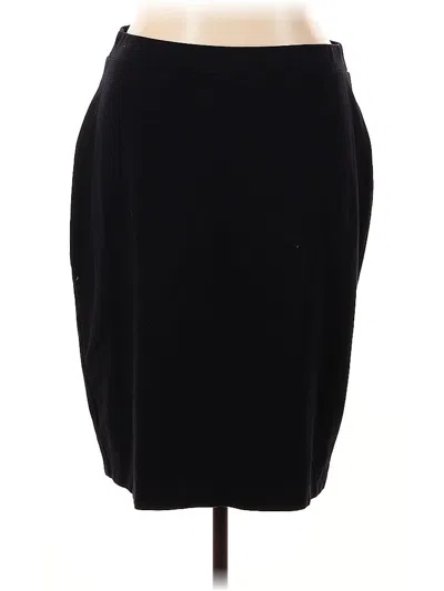 Pre-owned Liz Claiborne Formal Skirt In Black