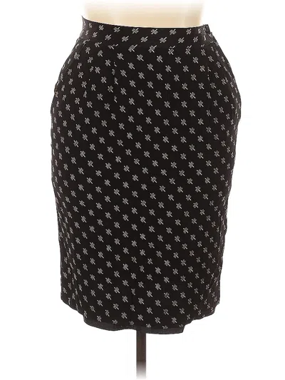 Pre-owned Liz Claiborne Formal Skirt In Black