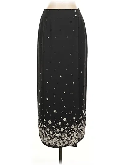Pre-owned Liz Claiborne Formal Skirt In Black