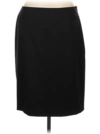 Pre-owned Liz Claiborne Formal Skirt In Black