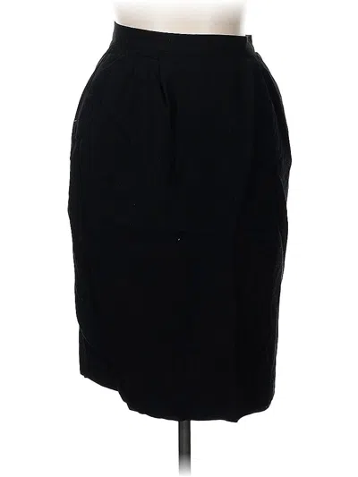 Pre-owned Liz Claiborne Formal Skirt In Black