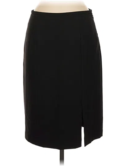 Pre-owned Liz Claiborne Formal Skirt In Black